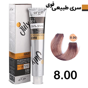 رنگ موی جولای سری طبیعی قوی شماره 8.00