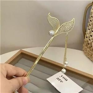 کانزاشی دم ماهی اویزدارفلزی مرواریدی پرطرفدار با آبکاری عالی