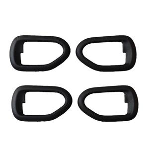 قاب دور دستگیره درب بازکن خودرو قطعه سازان کبیر مدل DAS-SAMAND-3010307 مناسب برای سمند مجموعه 4 عددی