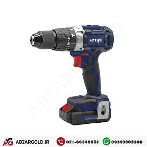دریل شارژی اکتیو براشلس چکشی 20 ولت مدل AC-3820BL