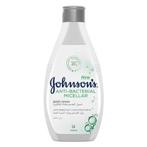 شامپو بدن آنتی باکتریال جانسون حاوی رایحه نعناع حجم 400 میل