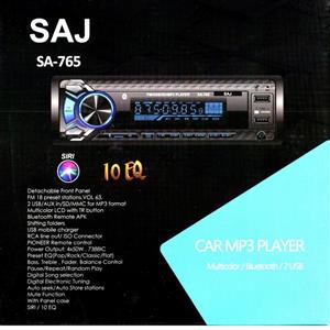 ضبط / پخش خودرو ساج مدل SA-765 پنل جدا (گارانتی دار)