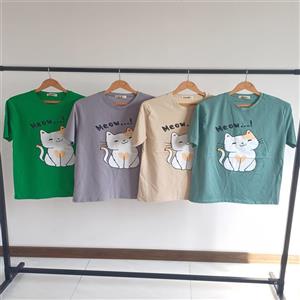 تی شرت دخترانه مدل میو