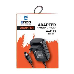 آداپتور مودم انزو مدل ENZO A-4122 12V 2A
