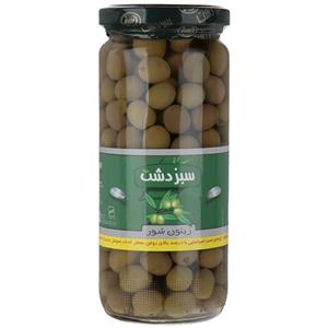 زیتون شور سبز دشت مقدار 290 گرم Sabz Dasht Salty Olives 290gr