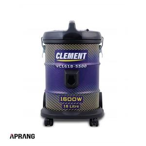 جاروبرقی سطلی 1600 وات کلمنت مدل VC1618-5500