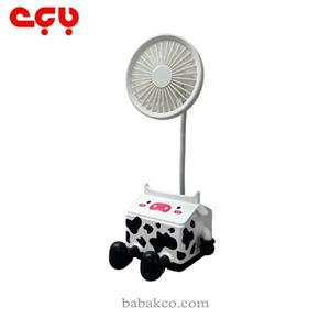 پنکه چراغ خواب و جاقلمی رومیزی گاو