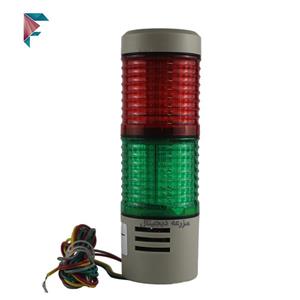 چراغ هشدار LED | دو طبقه | 220 و 24 ولت AC و DC | صنعتی – بیزردار