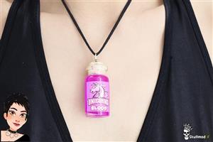 گردنبند شبتاب بنفش Unicorn Blood