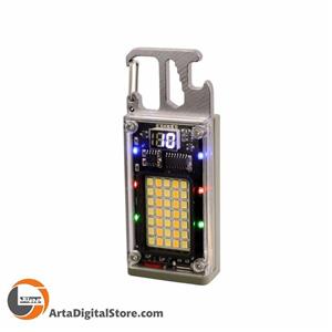 چراغ کمپینگ شارژی چند کاره فندک دار D65