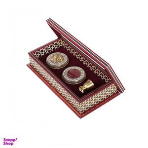 پک هدیه زعفران و هل ستاره زعفرانیه مدل قاجار کد 001