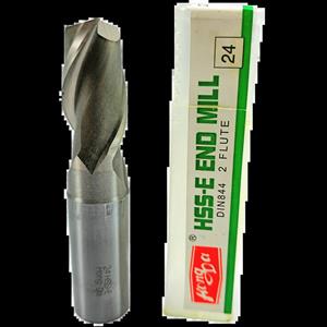 فرز انگشتی دو پر سفید HSS-E سایز 1