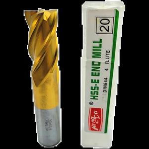 فرز انگشتی طلایی HSS-E سایز 4