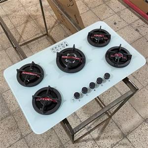اجاق گاز صفحه شیشه ای اریکسان سفید اخوان ترموکوبل (پس کرایه)