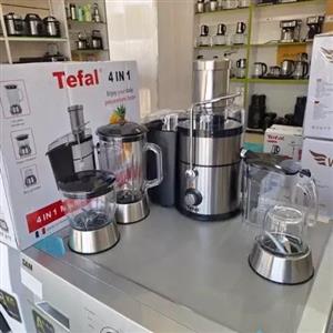 ارسال رایگان آبمیوه گیری چهار کاره تفال tefal tf-211 دو سرعته پایه استیل بدنه استیل 1200 وات ارسال رایگان