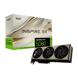 کارت گرافیک ام اس آی مدل  MSI GeForce RTX 5080 16GB INSPIRE 3X OC Graphics Card