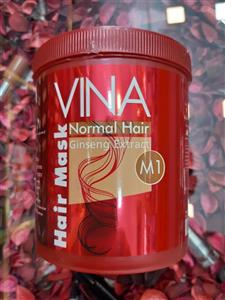 ماسک مو بدون آبکشی عصاره جنسینگ مناسب موهای معمولی کد M1 وینا 500 میلی لیتر