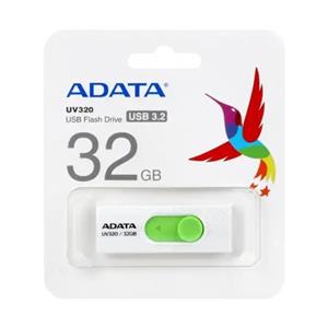 فلش 32 گیگ ای دیتا ADATA UV320 USB3.2  سفید