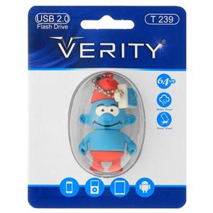 فلش مموری عروسکی وریتی مدل T239 ظرفیت 64 گیگابایت