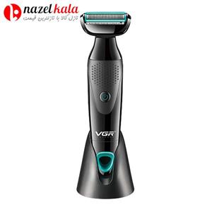 ماشین اصلاح بادی گروم ژیلت شارژی موی صورت و بدن VGR V-601 اصلی 