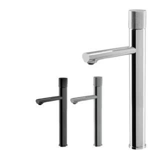 شیر روشویی پایه بلند راسان مدل رناتا پلاس کروم مات