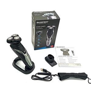 ریش تراش سیلور کرست آلمان SILVER CREST IAN-355140  ریش تراش چرخشی سیلور کرست المان مخصوص صورت وبدندوکاره ست قابل استف