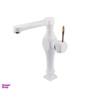 شیر روشویی بلند آبریز دار سانیا مدل تندیس