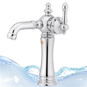 شیر روشویی پایه بلند فلورانس 30 سانتی سنگین وزن