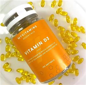 ویتامین دی 3 مای ویتامینز  180 کپسول اصل MYVITAMINS  Vitamine D3
