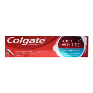 خمیر دندان کلگیت COLGATE اصل لهستان مدل Optic White حجم 75 میلی لیتر
