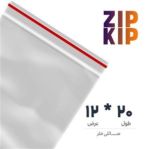 کیسه نایلون زیپ کیپ | 12 * 20 | بسته 100 عددی