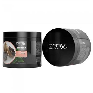 ماسک موی داخل حمام سیر سیاه زنیکس Zenix ترمیم کننده ساختار مو حجم 500 میل