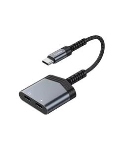 مبدل 1 به 2 Type-C رسی 60W مدل RDS-A20