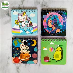 دفترچه نوت حاشیه دار