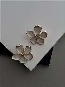 گوشواره گل مینا کاری