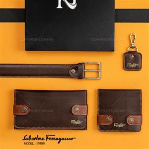 ست چرمی Ferragamo مدل 10189 