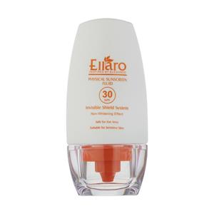 فلوئید ضد آفتاب بی رنگ الارو SPF30 مدل Non-Whitening تحت لیسانس مناسب پوست های حساس حجم 50 میلی لیتر