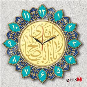 ساعت دیواری مذهبی طرح 14 معصوم(ع)کد3 مان لیزر به انتخاب شما