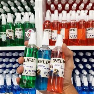 اسپری تمیز کننده صفحه relife مناسب گوشی،مانیتور،تلویزیون و...