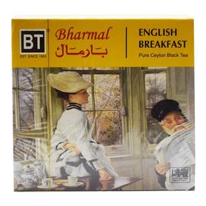 چای سیاه کیسه ای بارمال BHARMAL اصل سریلانکا مدل انگلیسی بسته 50 عددی