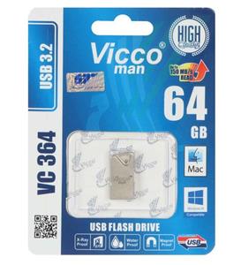 نقره ای Vicco man VC364 S USB3.2 Flash Memory - 64GB