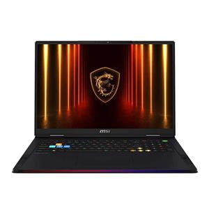 لپ تاپ 18 اینچی گیمینگ ام اس آی مدل  MSI Raider 18 HX AI A2XWIG Ultra 9 285HX 64G 4T SSD 16G RTX 5080 WQUXGA Gaming  INT Laptop
