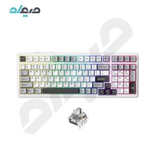 کیبورد گیمینگ سیم دار ، وایرلس و بلوتوثی آئولا مدل AULA F99