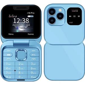 گوشی تاشو دکمه ای طرح اپل برند servo مدل i16 Pro | (رجیستر شده با کد فعال سازی) ( گارانتی 7روز تست و تعویض کالا)