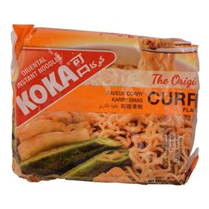 نودل کوکا Koka مدل curry کاری وزن 85 گرم
