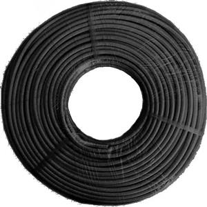 سیم سیلیکونی نسوز قلع اندود شده سایز 0.5 رنگ سیاه بسته 100 متری