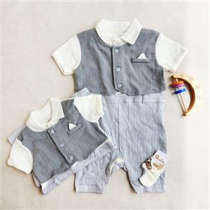 رامپر مجلسی پسرانه جلیقه دار برند Redtag Baby