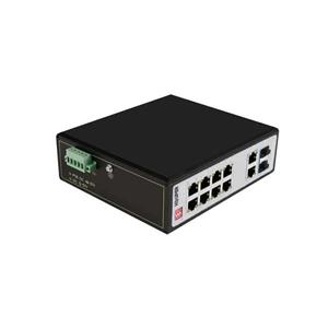سوئیچ صنعتی  HOP3412S1312-2TP هوپر با 10 پورت گیگابیتی POE و 2 پورت SFP