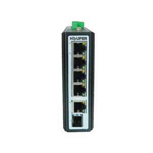 سوییچ HOP3412S136-1TP هوپر با 5 پورت گیگابیت POE و یک SFP