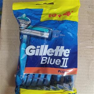 تیغ اصلاح 14 عددی  Gillette Blue 2 Plus